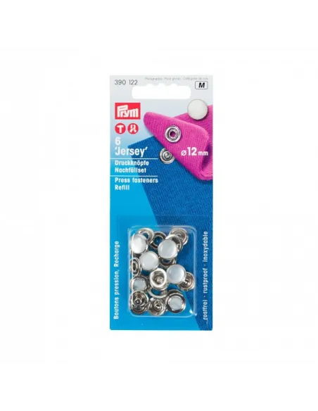 Boutons pression Jersey Prym 12 mm | Zephyr Tissus