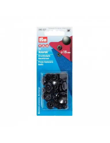 Recharge boutons pression Prym Anorak 15 mm | Zephyr Tissus