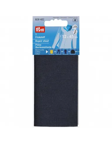 Pièce thermocollante Prym bleu marine 12x45 | Zephyr Tissus