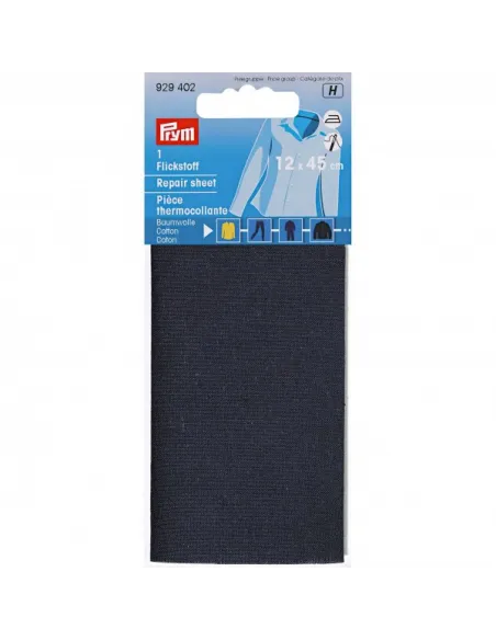 Pièce thermocollante Prym bleu marine 12x45 | Zephyr Tissus