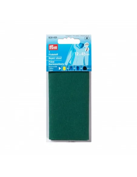 Pièce thermocollante Prym vert 12 x 45 cm | Zephyr Tissus