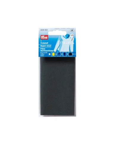 Pièce thermocollante Prym grise 12 x 45 cm | Zephyr Tissus