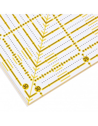 Règle universelle, 31,5x31,5 cm