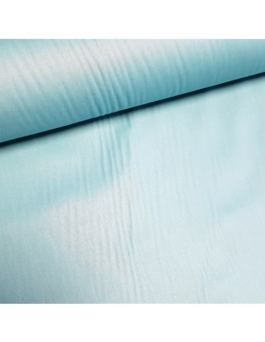 Tissu, Toile à Drap Unie, Bleu Lagon, Laize 280 cm, 100% Coton 120g/m²