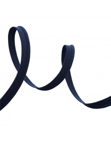 Passepoil, 10mm, bleu marine