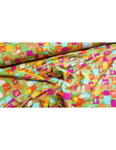 Jersey coton animaux mignons