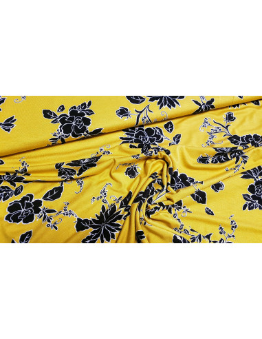 Jersey viscose fleuri