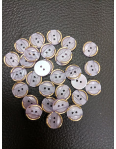 Bouton rose/violet 2