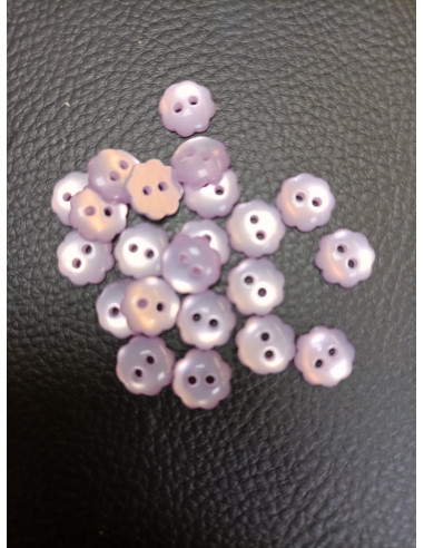 Bouton rose/violet