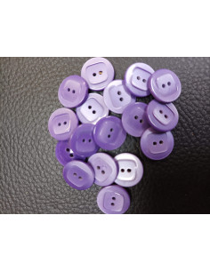 Bouton rose/violet 2