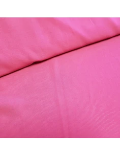 Tissu, Crêpe Mousseline Uni, Rose Fuchsia, Laize 150 cm, 100% Polyester