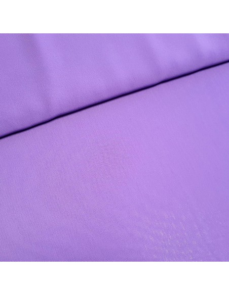Tissu, Mousseline Unie, Violet Intense, Laize 150 cm, 100% Polyester