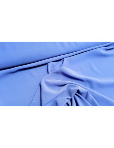 Crêpe mousseline bleu roi