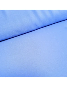 Tissu, Crêpe Mousseline Uni, Bleu Roi, Laize 150 cm, 100% Polyester