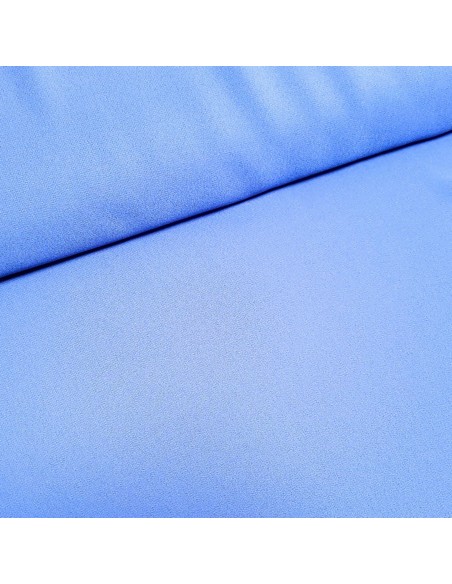 Tissu, Crêpe Mousseline Uni, Bleu Roi, Laize 150 cm, 100% Polyester