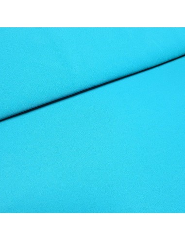 Tissu, Crêpe Mousseline Uni, Bleu Pétrole, Laize 150 cm, 100% Polyester 93g/m²