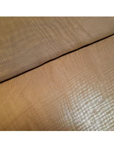 Tissu, Mousseline Unie, Marron Chocolat, Laize 150 cm, 100% Polyester