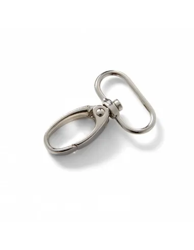 Mousqueton Prym argenté 25 x 45 mm inox | Zephyr Tissus