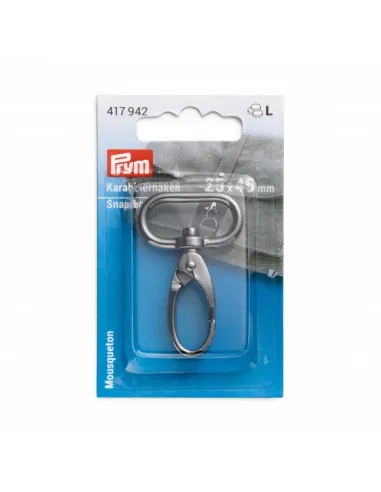 Mousqueton Prym brun brillant 25 x 45 mm | Zephyr Tissus