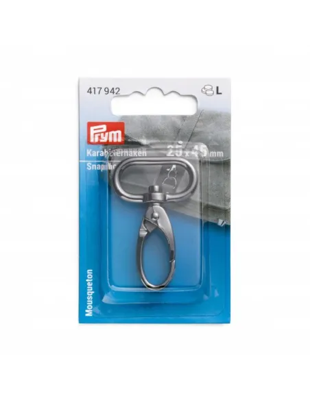 Mousqueton Prym brun brillant 25 x 45 mm | Zephyr Tissus