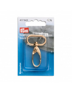 Mousqueton 25 x 45mm, or