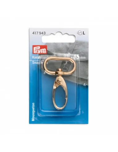 Mousqueton Prym or 25 x 45 mm inox | Zephyr Tissus