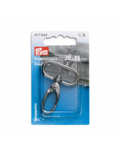 Mousqueton 30 x 45mm, brun brillant