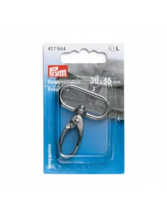 Mousqueton Prym brun brillant 30 x 45 mm | Zephyr Tissus