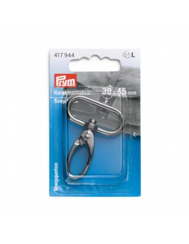 Mousqueton Prym brun brillant 30 x 45 mm | Zephyr Tissus