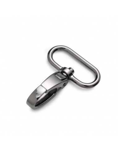 Mousqueton 30 x 45mm, brun brillant