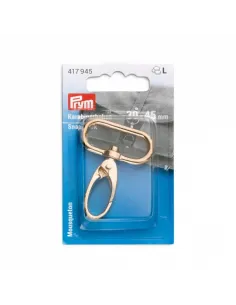 Mousqueton Prym or 30 x 45 mm, acier | Zephyr Tissus