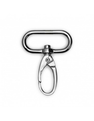 Mousqueton 30 x 45mm, argent