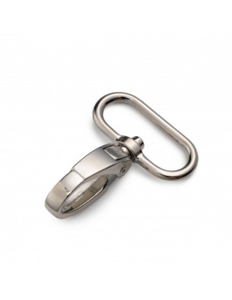 Mousqueton 30 x 45mm, argent