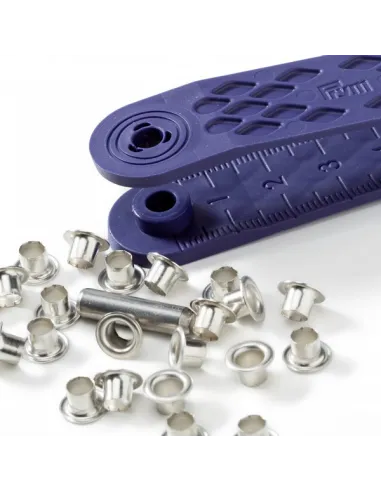 Œillets Prym Ø 4 mm argentés, laiton inox | Zephyr Tissus
