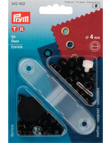 Œillets Prym brun Ø 4 mm, laiton | Zephyr Tissus