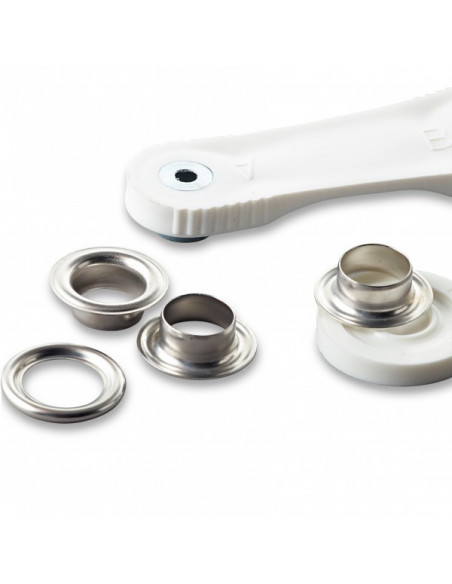 Œillets, 11,00mm, argenté