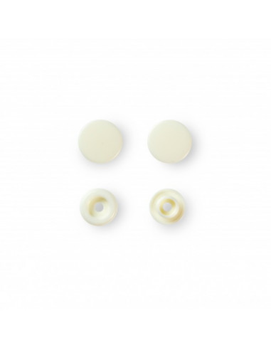 Boutons pression sans couture « Color Snaps », rond, 12,4mm, perle