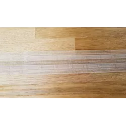 Ruban fronceur 45mm poly, transparent