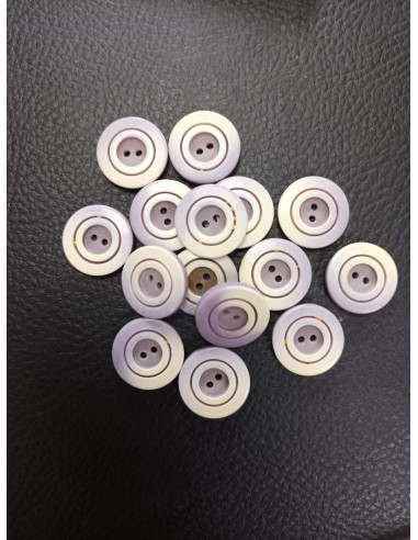Bouton violet/jaune