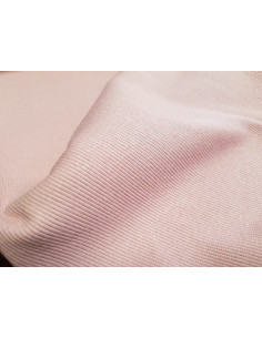 Bord cote tubulaire rose poudré 2