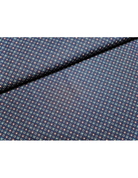 Popeline de coton étoiles