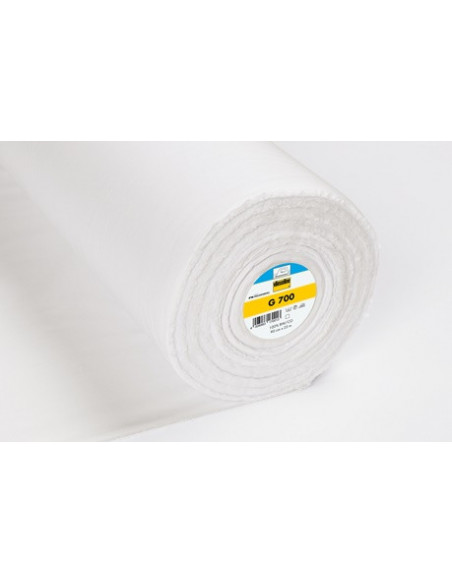 Entoilage tissé thermocollant G700 blanc