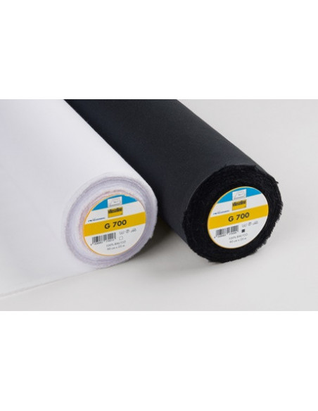 Entoilage tissé thermocollant G700 blanc