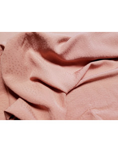 Viscose piquée unie bois de rose 2