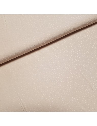 Tissu, Viscose Piquée Unie, Écrue, Laize 140 cm, 100% Viscose 170g/ml
