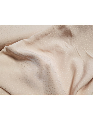 Viscose piquée unie écrue