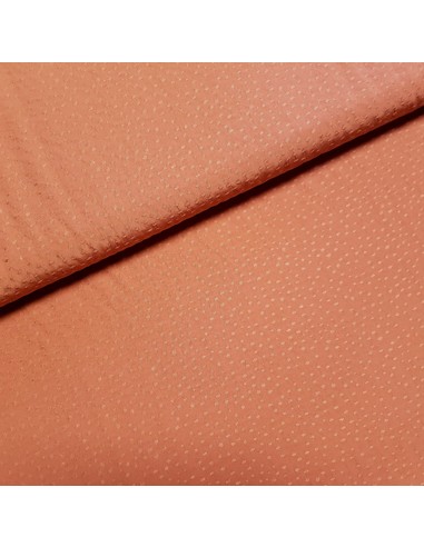 Tissu, Viscose Piquée Unie, Brique, Laize 140 cm, 100% Viscose 120g/m²