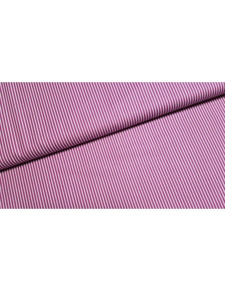 Popeline coton rayures