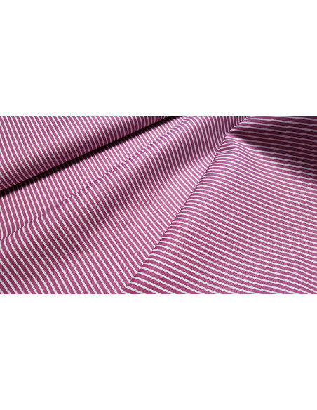 Popeline coton rayures