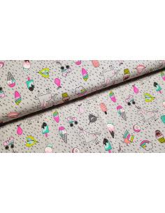 Jersey de coton Licorne